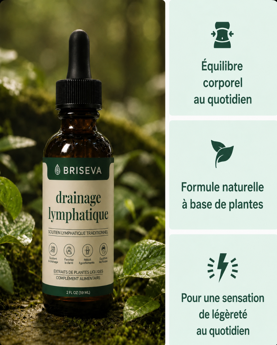 Briseva - Gouttes de drainage lymphatique