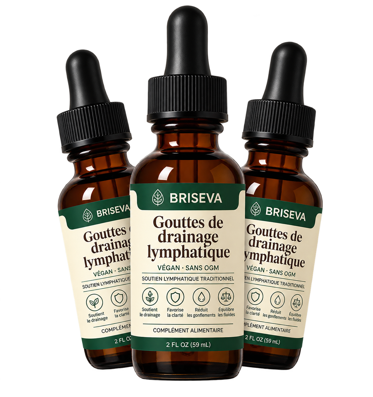 Briseva - Gouttes de drainage lymphatique