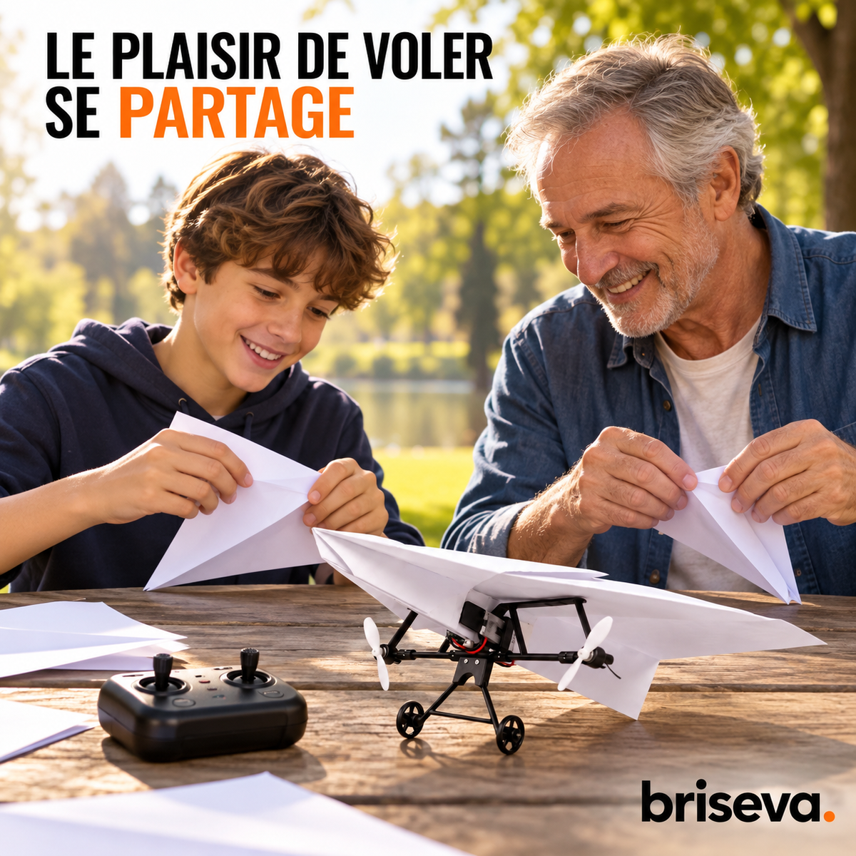 Le plaisir de voler se partage avec Briseva