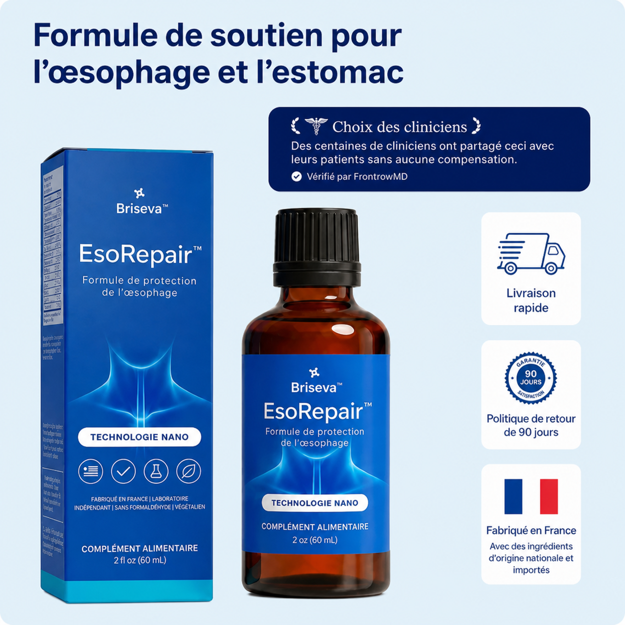 Le soutien ultime pour l'œsophage et l'estomac grâce à la nanotechnologie