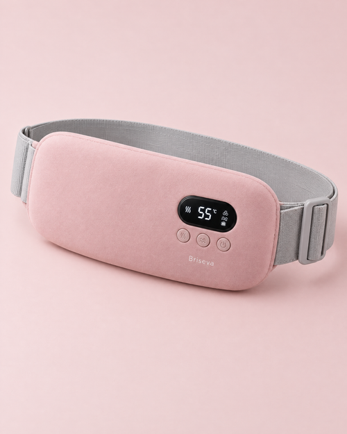 Ceinture chauffante et massante Briseva rose