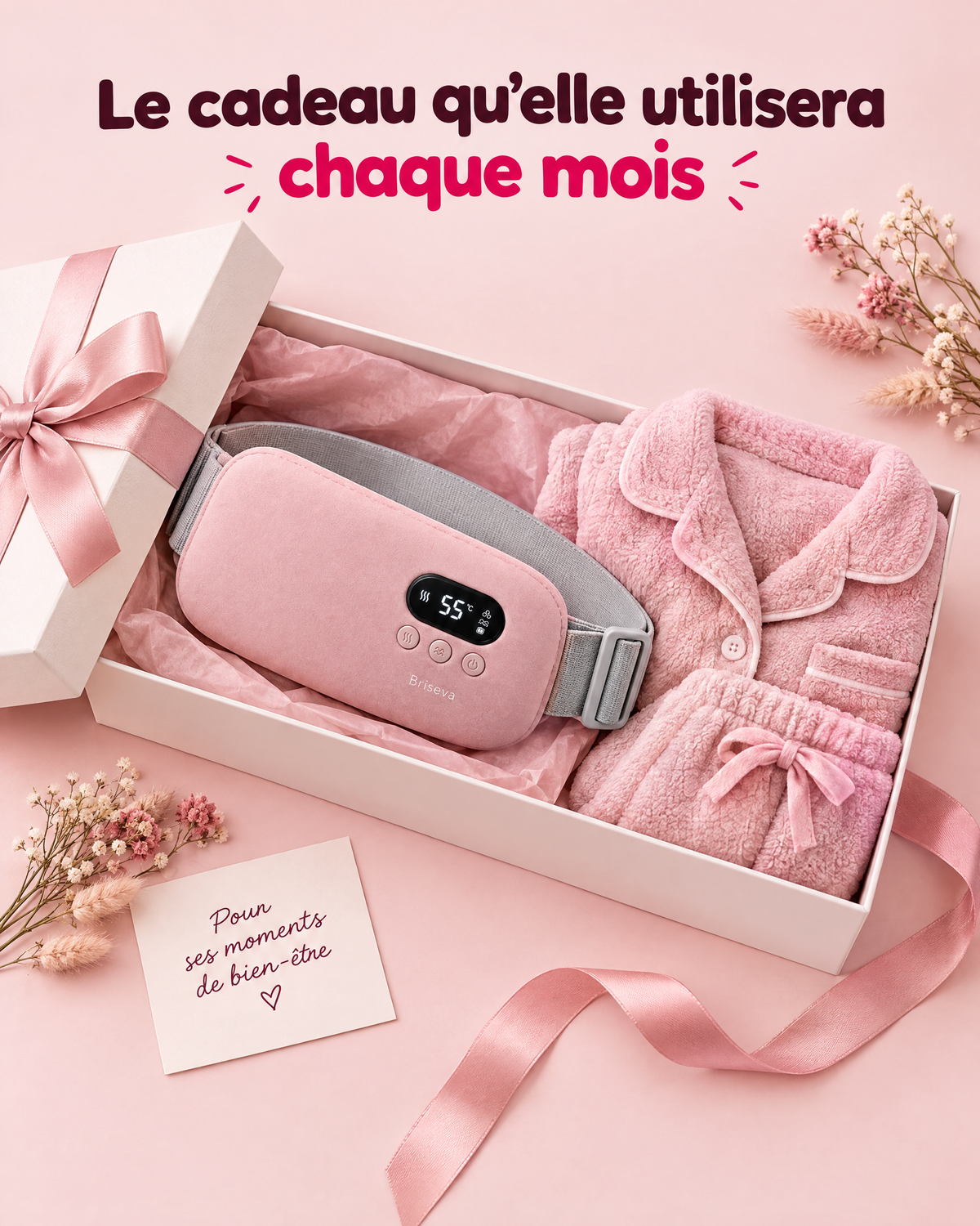 Coffret cadeau ceinture Briseva et pyjama